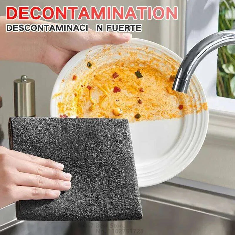 Thickened Magic Cloth Microfiber Cleaning Towels – Reusable Lint-Free Rags