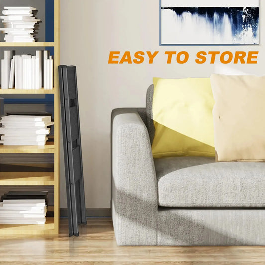 Foldable 4-Step Aluminum Step Ladder | Anti-Slip Safety Ladder for Home & Kitchen