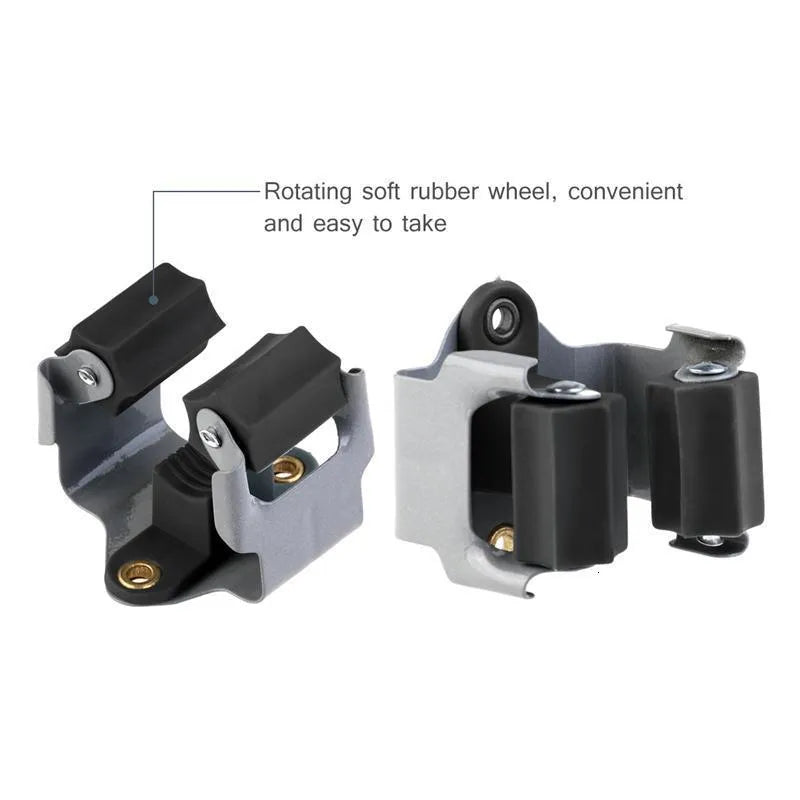 Mop & Broom Holder 10-Pack | Wall-Mounted Storage Clips