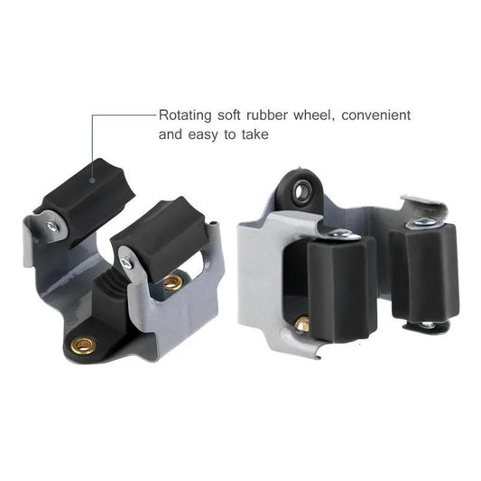 Mop & Broom Holder 10-Pack | Wall-Mounted Storage Clips