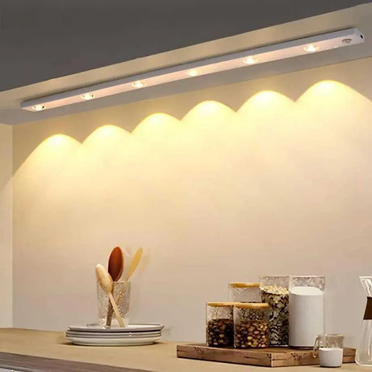 Motion Sensor Under Cabinet LED Light Bar – Rechargeable, 20-50cm