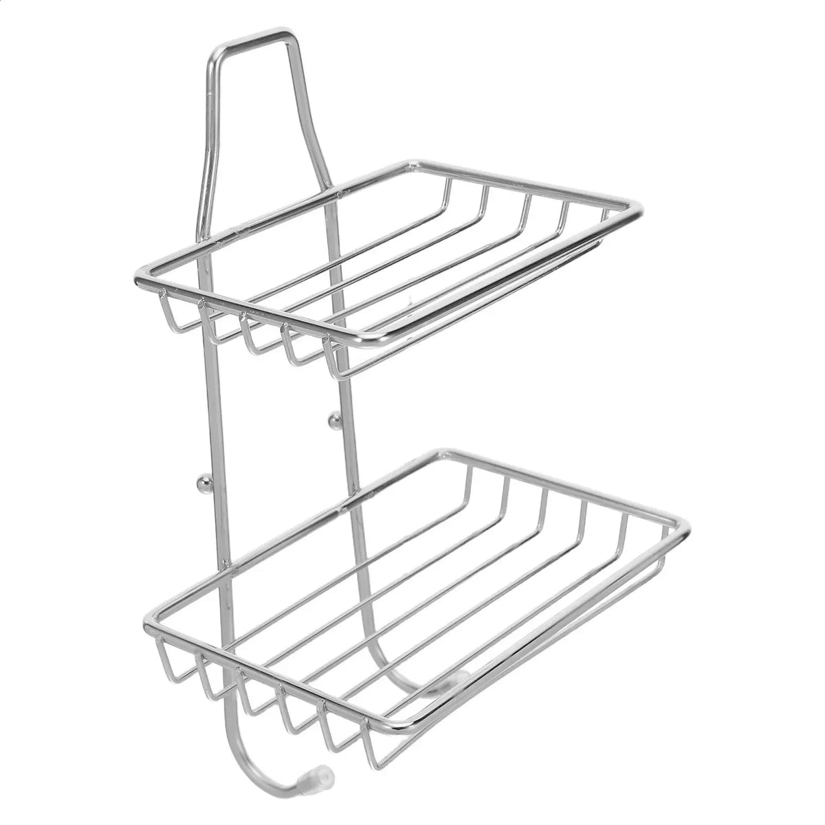 Punch-Free Double-Layer Stainless Steel Soap Holder