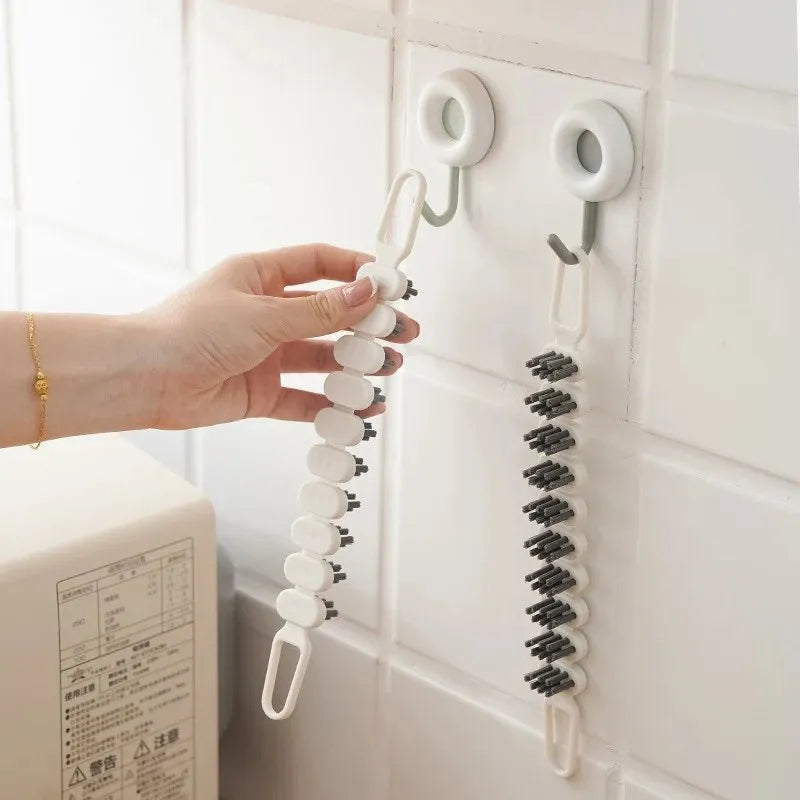 Soft Multifunctional Gap Cleaning Brush – Kitchen and Bathroom Corner Scrubber