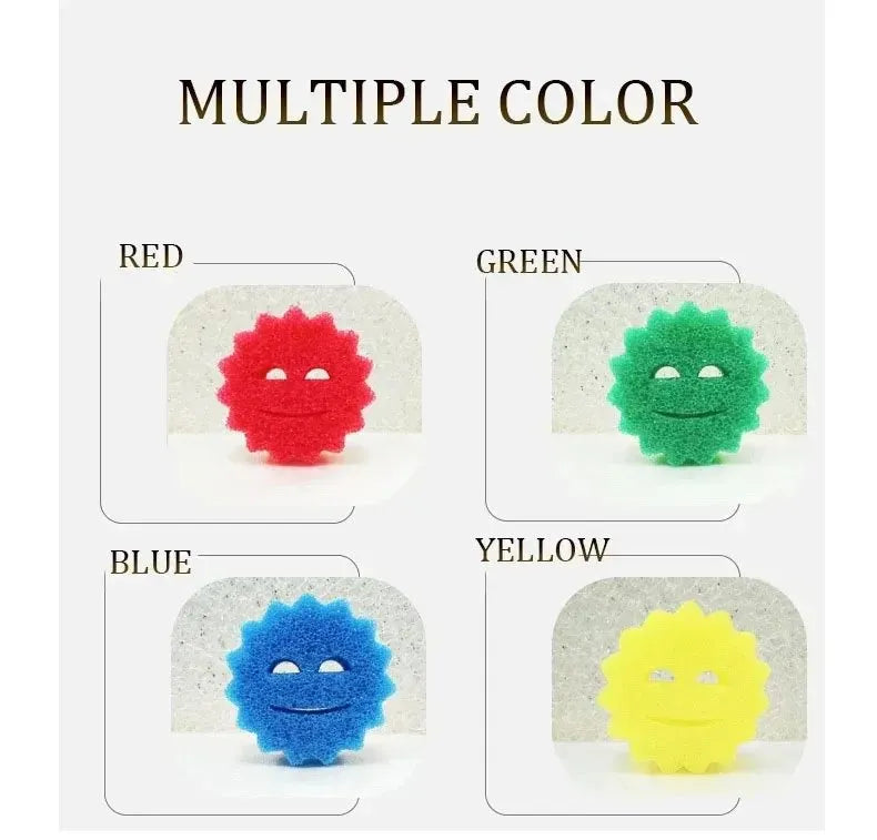 Powerful Scouring Sponge Pads – Multipurpose Kitchen and Bathroom Cleaning Tool