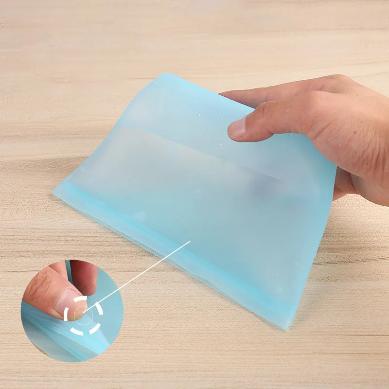 Reusable Silicone Food Storage Bags – 3-Pack (S/M/L)
